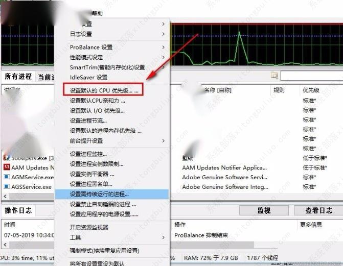 process lasso怎么设置进程优先级？process lasso使用教程