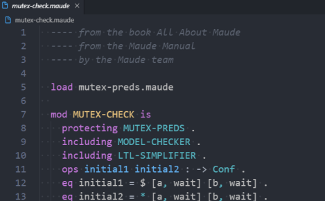 Vscode怎样编写Maude？Vscode编写Maude的方法截图