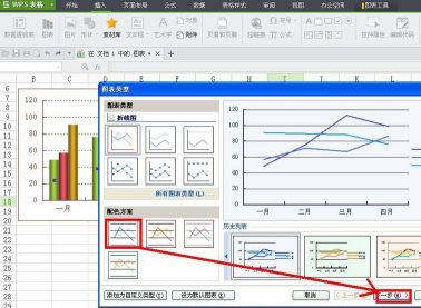 WPS怎样制作折线图？WPS制作折线图的方法截图