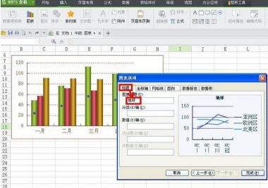 WPS怎样制作折线图？WPS制作折线图的方法截图