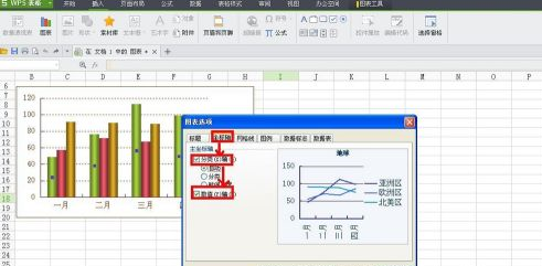 WPS怎样制作折线图？WPS制作折线图的方法截图