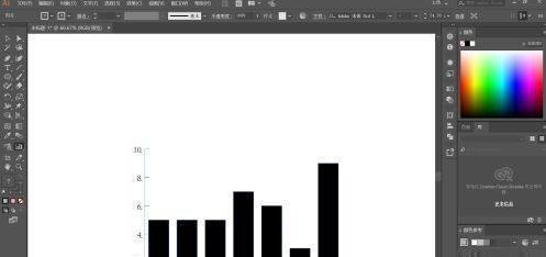 Adobe Illustrator cs5如何绘制柱状图？Adobe Illustrator cs5绘制柱状图的方法截图