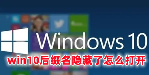win10后缀名隐藏了怎么打开 win10怎么修改文件后缀名