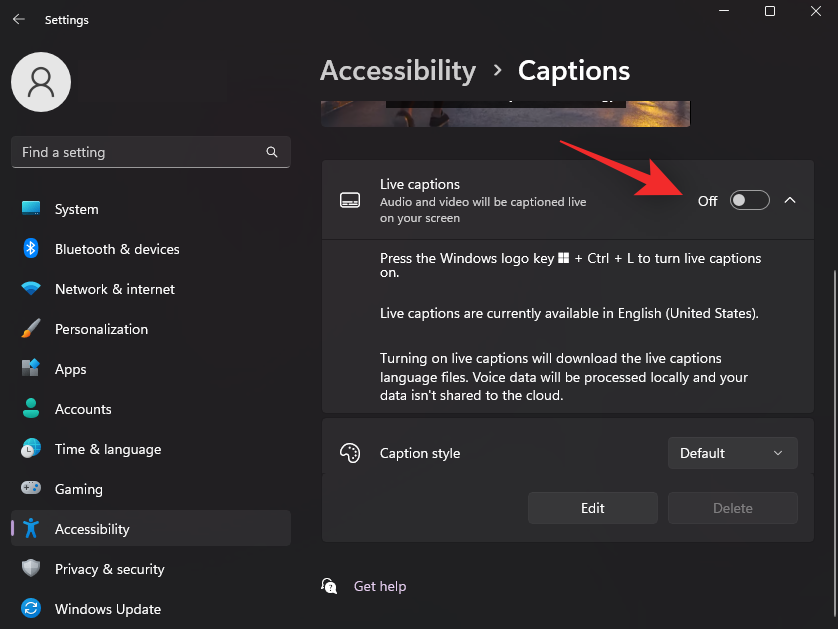 Win11 22H2如何启用系统范围实时字幕？