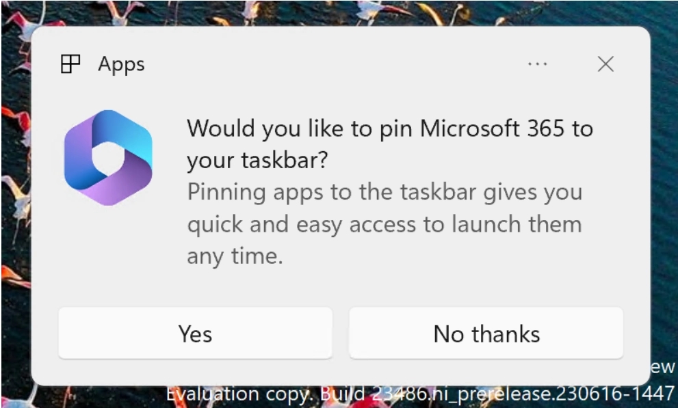 微软 Win11 Dev 预览版 Build 23493上线，内置 AI 助手 Copilot