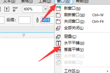 CorelDraw2019如何同时显示两个页面？CorelDraw2019同时显示两个页面的方法截图