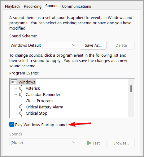 Win11启动声音如何设置？Win11开机声音设置