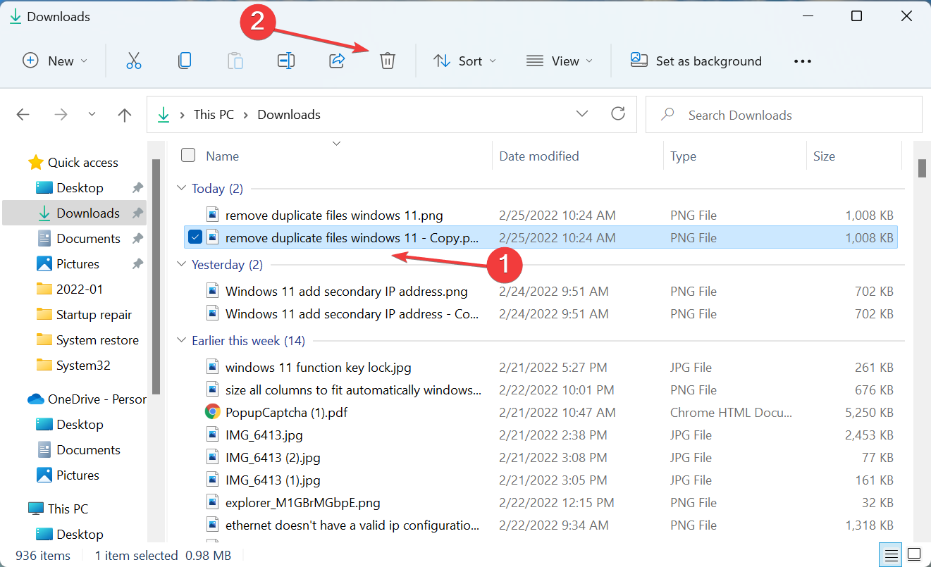 Win11如何查找并删除重复文件？