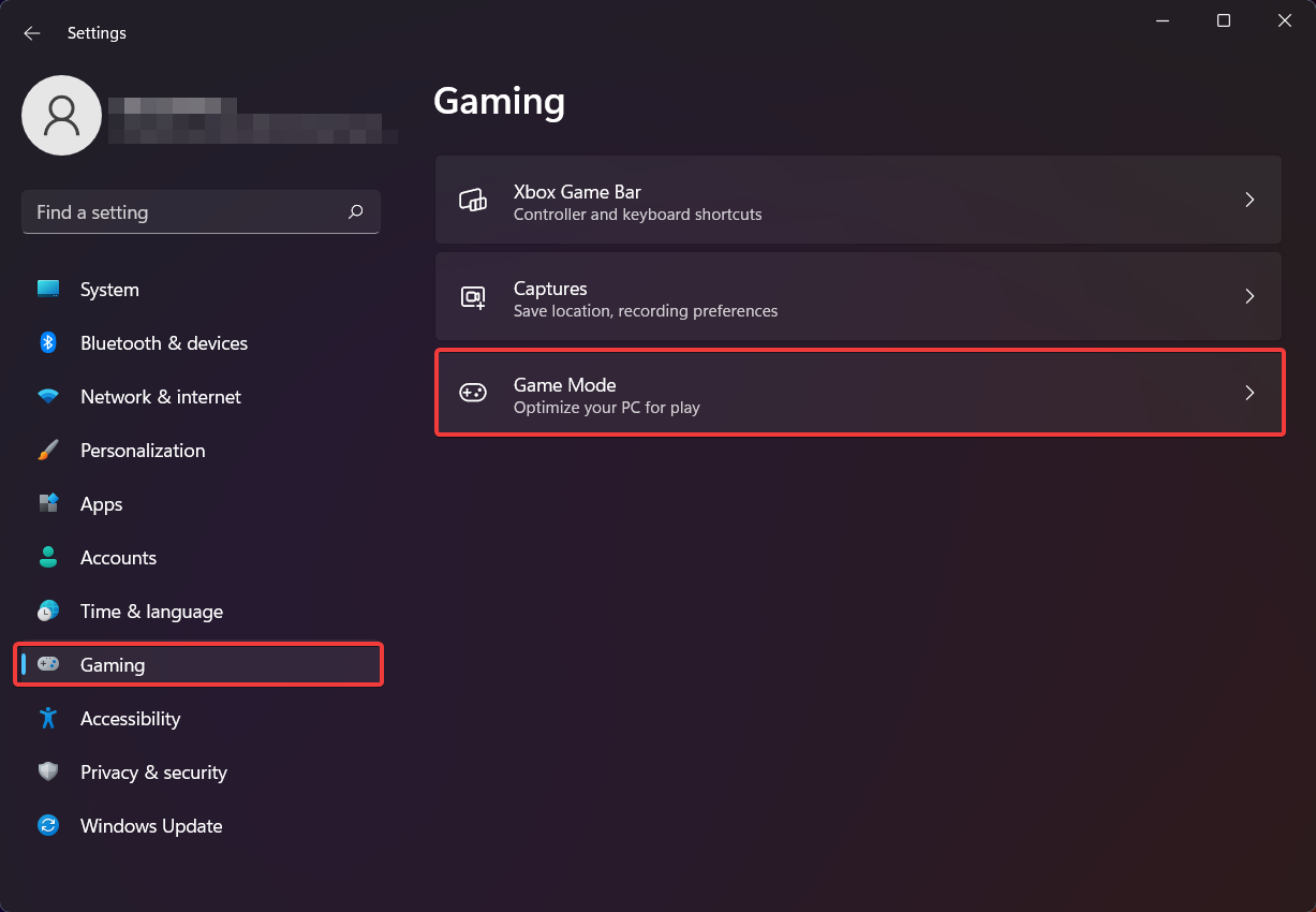Win11如何禁用游戏模式？Win11禁用游戏模式教程