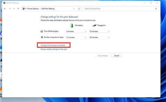 Win11如何通过控制面板关闭自适应亮度？
