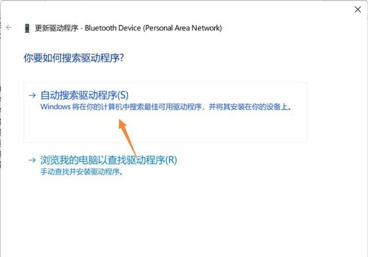 Win11蓝牙驱动怎么更新？Win11更新蓝牙驱动程序方法