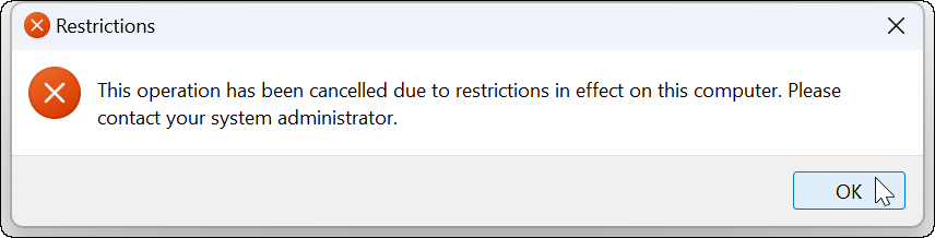 Windows 11如何阻止用户设置？