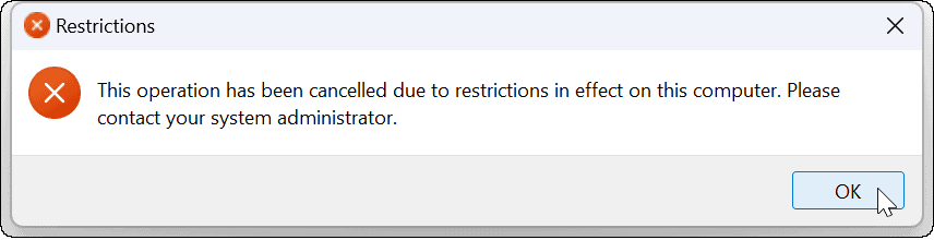 Windows 11如何阻止用户设置？