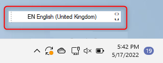 Win11如何显示/隐藏语言栏？