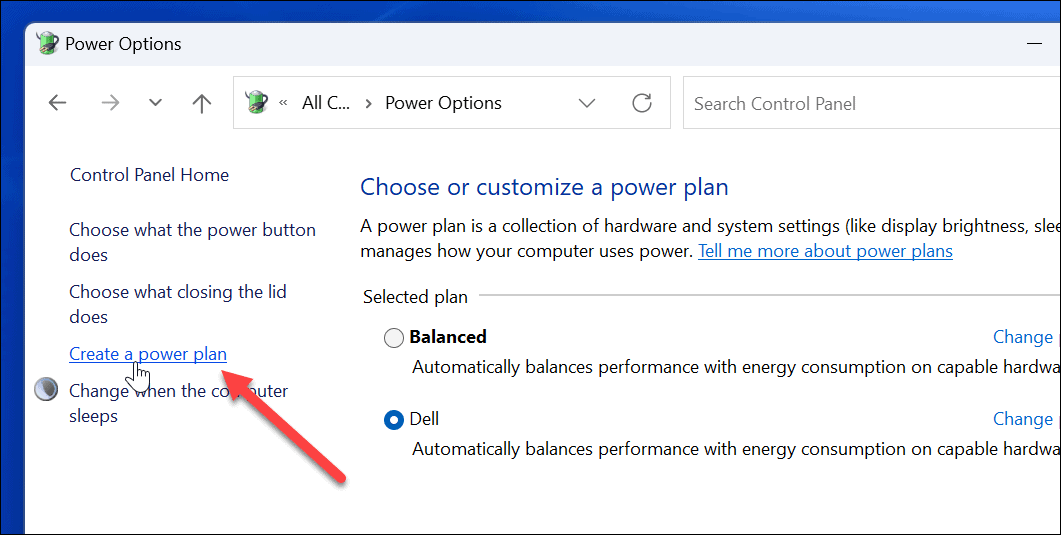 Win11如何创建自定义电源计划？