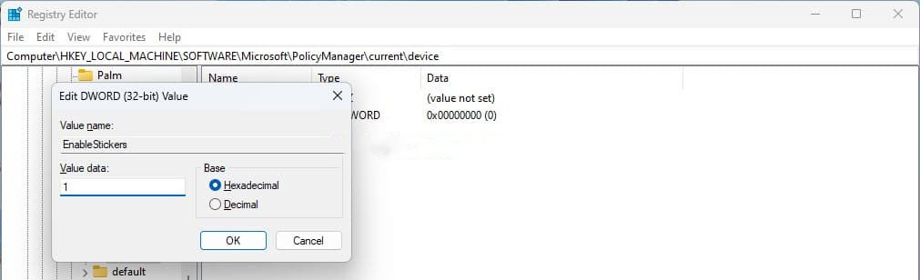 Win11如何启用或禁用桌面贴纸？