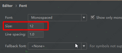 pycharm调整界面字体大小方法教程插图3 pycharm调整界面字体大小方法教程