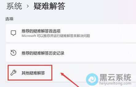 选择其他疑难解答