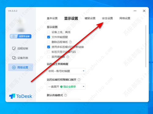 ToDesk设置密码更新时间教程