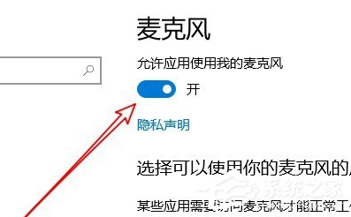 Win10系统系统麦克风权限在哪里开启插图3