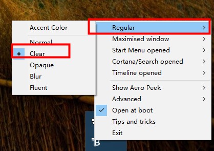 Win10搜索框设置透明的操作方法