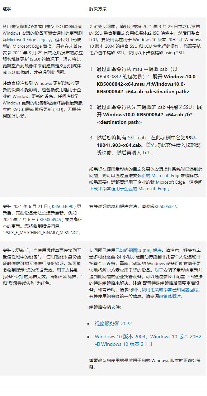 微软最新Win10系统 KB5008212补丁来了！插图1