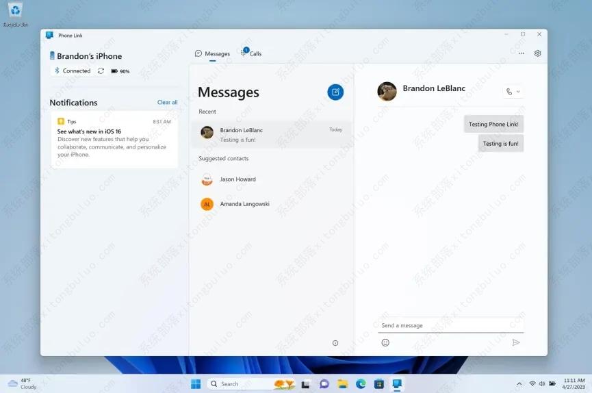 如何使用Phone Link将iPhone连接到Windows11？