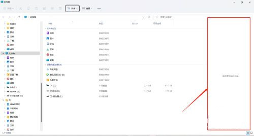 Win11如何打开预览窗格？Win11显示预览窗格的方法