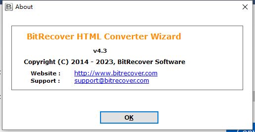 如何免费激活BitRecover HTML Converter Wizard 附激活教程+激活补丁插图10