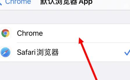 苹果15如何将chrome设置成默认浏览器插图3