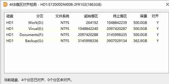 diskgenius怎么分区4K扇区对齐检测？-diskgenius分区4K扇区对齐检测的方法