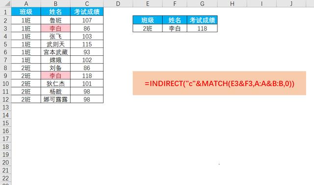 10种excel多条件查找函数的使用方法汇总插图8