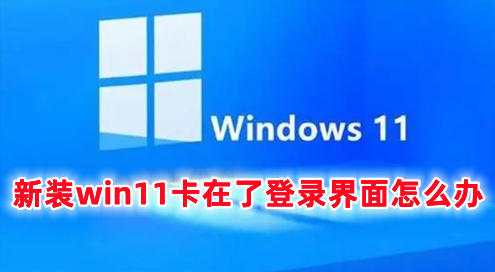 新装win11卡在了登录界面怎么办 win11卡在登录微软账户死循环的解决办法