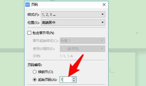 word页码不连续突然断页的设置方法