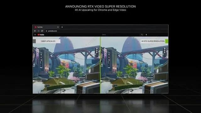 NVIDIA发布531.18显卡驱动程序，正式推出英伟达RTX视频超分辨率技术