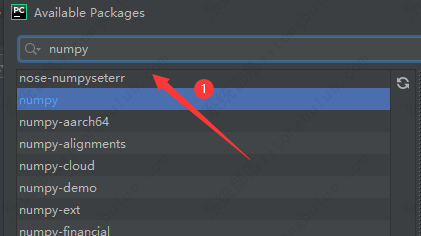 pycharm如何使用numpy？