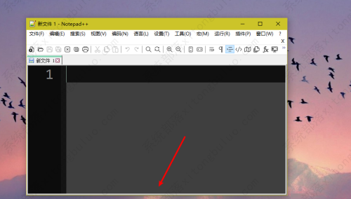 Notepad++隐藏状态栏的方法教程