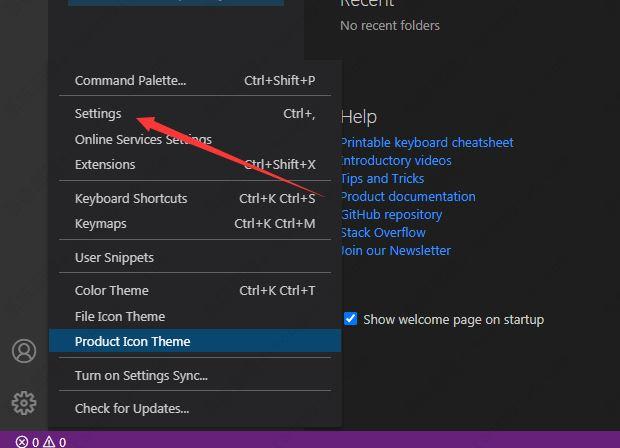 Vscode代码缩进取消方法教程