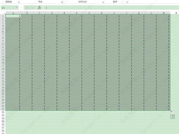 Excel怎么全选数据？全选excel表格的全部数据教程