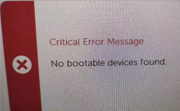 Win10系统系统开机提示no bootable devices found怎么解决？插图