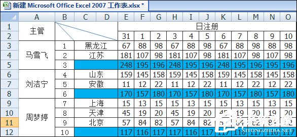 Excel表格中画斜线