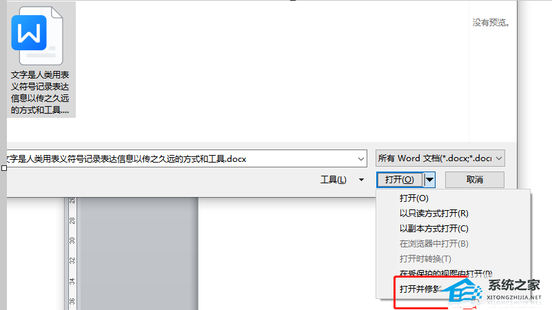 Word文档打开空白是怎么回事？Word文档有内容打开是空白的解决方法插图3