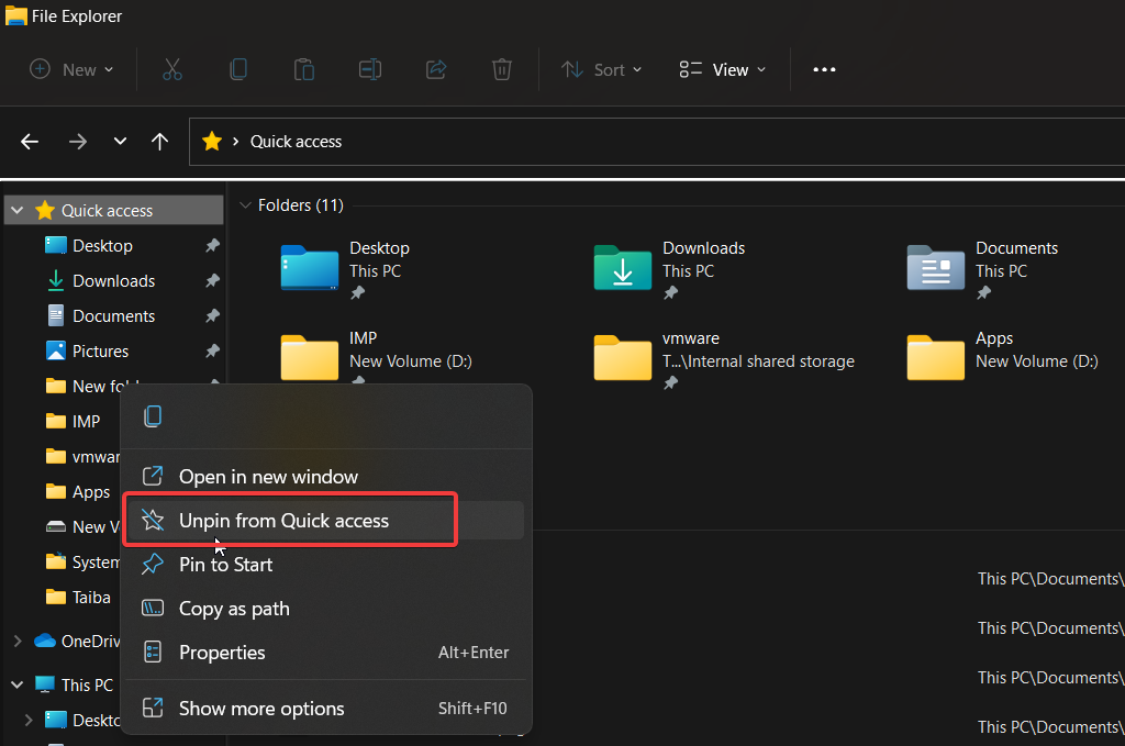 win11快速访问怎么关闭？win11彻底删除快速访问的五种方法