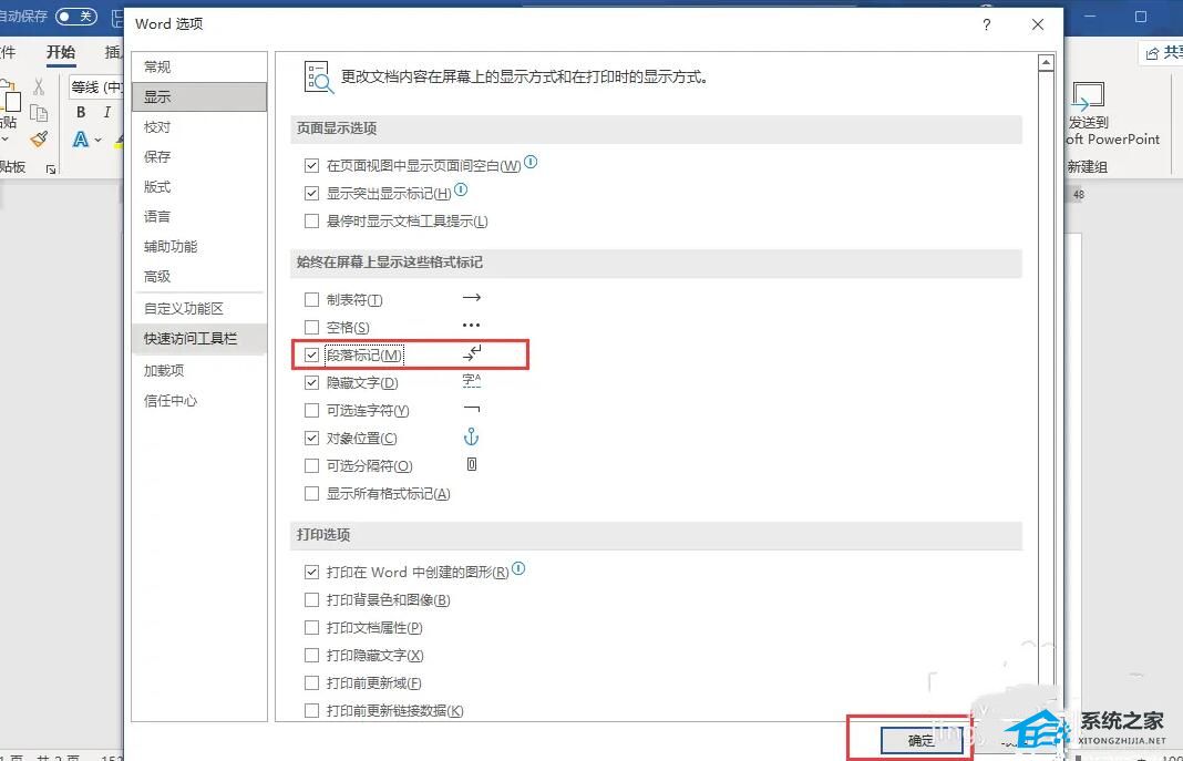 Word段落标记怎么打开？Word打开/关闭段落标记的方法插图2
